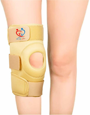Linefaily Open-Patella Brace for Arthritis, Joint Pain Relief, Injury Recovery Knee Support(Beige)