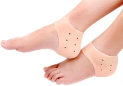 PRAGTI Heel Socks Silicone heel protector anti Crack Heel Support Heel Support(Multicolor)
