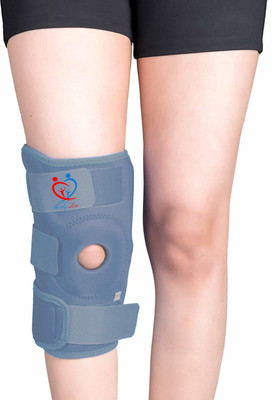 Linefaily Open-Patella Brace for Arthritis, Joint Pain Relief, Injury Recovery Knee Support(Grey)