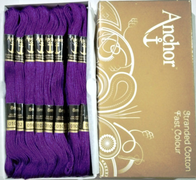 ANCHOR purple Thread(8 m Pack of25)