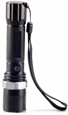 VVG TRADERS 3 Modes waterproof Rechargeable Swat Led Flashlight Torch (Black : Rechargeable) Multicolor Pack Of 1 Torch(Multicolor, 11 cm, Rechargeable)