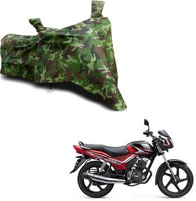 Gavya Waterproof Two Wheeler Cover for TVS(Star City, Multicolor)