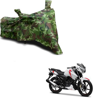 Gavya Waterproof Two Wheeler Cover for TVS(Apache RTR 160, Multicolor)