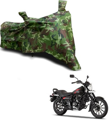 Gavya Waterproof Two Wheeler Cover for Bajaj(Avenger 220 Street, Multicolor)