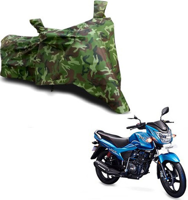 Gavya Waterproof Two Wheeler Cover for TVS(Victor New, Multicolor)