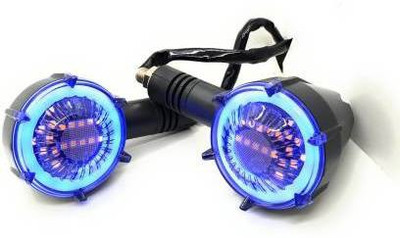 auto trends Side LED Indicator Light for Universal For Bike Universal For Bike(Blue, Yellow)