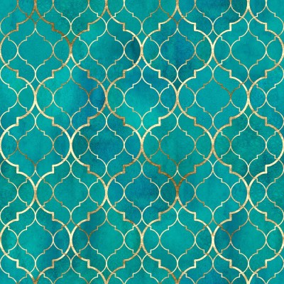 DWELLSINDIA Decorative Blue Wallpaper(244 cm x 41 cm)