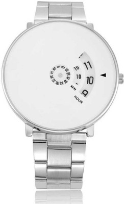 MATTRENDS ELPaIdo Round White Dial Round Mechanics Analog Watch - For Men