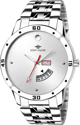 85 OFF on EDDY HAGER EH 210 WH White Day and Date Analog Watch