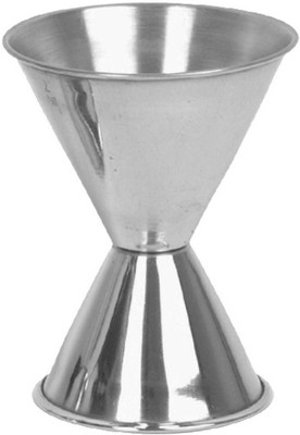 Anne-kee Stainless Steel 30/60 ML Double Side Peg Measure Wine Whisky Drink Measuring Bar Tool Jigger 1 - Piece Bar Set(Stainless Steel)
