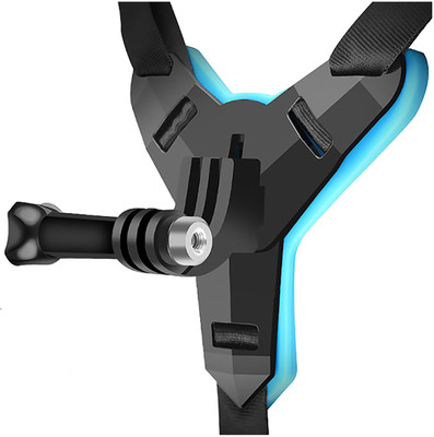 Vatsas Helmet Strap Camera Mount(Black)