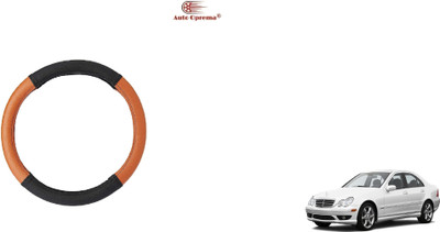 Auto Oprema Steering Cover For Mercedes Benz C280(Black, Tan, Leatherite)