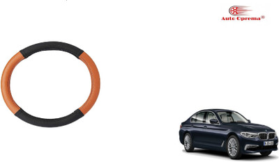 Auto Oprema Steering Cover For BMW 520d(Black, Tan, Leatherite)
