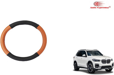 Auto Oprema Steering Cover For BMW X5(Black, Tan, Leatherite)