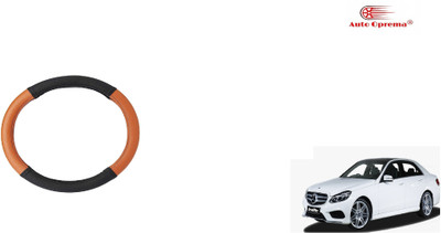 Auto Oprema Steering Cover For Mercedes Benz E200(Black, Tan, Leatherite)