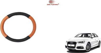 Auto Oprema Steering Cover For Audi A3(Black, Tan, Leatherite)