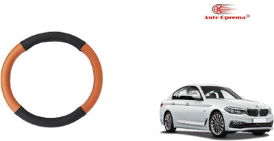 Auto Oprema Steering Cover For BMW 5 Series(Black, Tan, Leatherite)