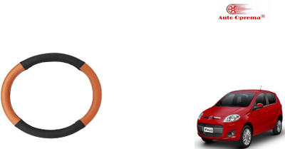 Auto Oprema Steering Cover For Fiat Palio(Black, Tan, Leatherite)