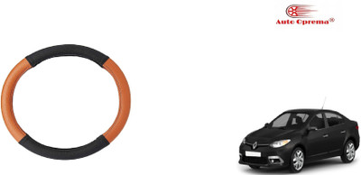 Auto Oprema Steering Cover For Renault Fluence(Black, Tan, Leatherite)
