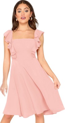 ILLI LONDON Women A-line Pink Dress