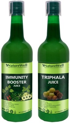 Naturewell Triphala/IMMUNITY BOOSTER Juice - Digestion Care And Health Drink Juice (Pack of 2) Premium(2 x 500 ml)