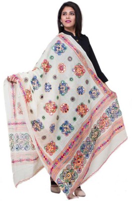 Pradeep fashion point Pure Cotton Embroidered Women Dupatta