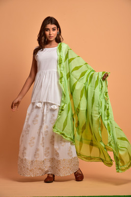 R RANAK CREATION Women Kurta Skirt Set