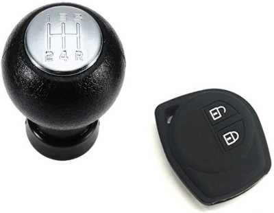 Lootera rubber, plastic Gear Knob(Black)