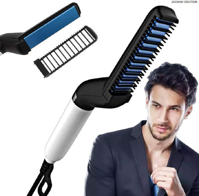sachani creation FASHION BEARD STRIGHTENER Hair Styler BEARD_STRIGHTENER Hair Styler Men Styler Brush Beard Straightener Styler Comb Hair Straightening Beard Straightener Styler Comb Hair Straightening Hair Styler Men Quick Beard Straightener Multifunctional Hair Curler Hair Styler(Muliti Color)