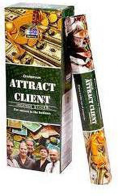 Darshan Attract Client Incense Stick Attract Client(20 Units, Set of 6)