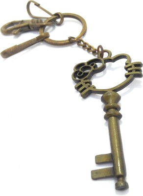 Key Era Lock Tool Antique key Keychain With Lock And Clip Key Chain