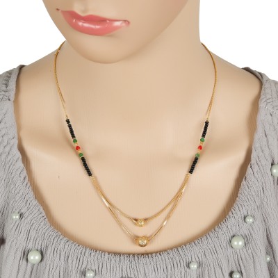 TONOLIKA JEWELLERY Women Fashion Mangalsutra Tanmaniya Stone Mangalsutra