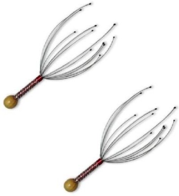 SBTs Head Massager2 Hand Held Scalp Head Massager Stress Relief Massager(Multicolor)