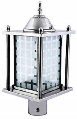 Online Generation SS GATE LAMP PACK 1 Gate Light Outdoor Lamp(Silver)