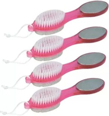 adbeni 4 In 1 Pedicure Paddle With Cleanse, Scrub, File & Buff, Pack of 4(52 g, Set of 4)
