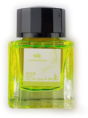 Levin JINHAO 3001 Fountain Pen Ink Bottle 30ml Ink Bottle(Ink Color - neon yellow)