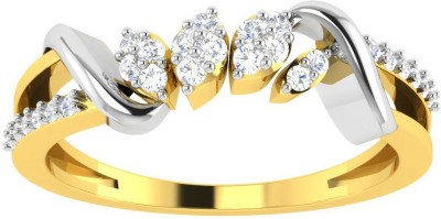 avsar Avsar Real Gold & DIAMOND 18K RING AVR365YA 18kt Diamond Yellow Gold ring