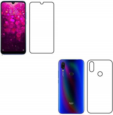 TevarSmart Front and Back Tempered Glass for Mi Redmi 7(Pack of 2)