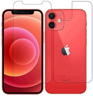 RAJFINCORP Front and Back Tempered Glass for iPhone 12 Mini(Pack of 2)