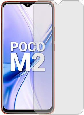 FlipSmartGuard Tempered Glass Guard for Poco M2 Matte Tempered Glass Full Screen Coverage Except Edges (Tempared Glass/Screen Protector)(Pack of 1)