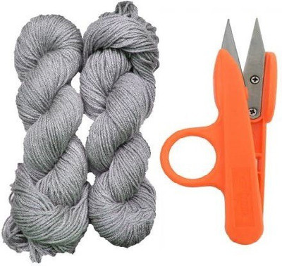 Royal Villa Special Combo Pack of 1 Grey Woolen Thread 100.grams + 1 Thread Cutter - For Sewing and Embroidery Work. Sewing Kit Royal Villa Special Combo Pack of 1 Grey Woolen Thread 100.grams + 1 Thread Cutter - For Sewing and Embroidery Work. Sewing Kit
