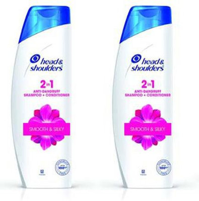 HEAD & SHOULDERS Smooth Silky 2in1 Shmapoo+ Conditioner 340ml(680 ml)