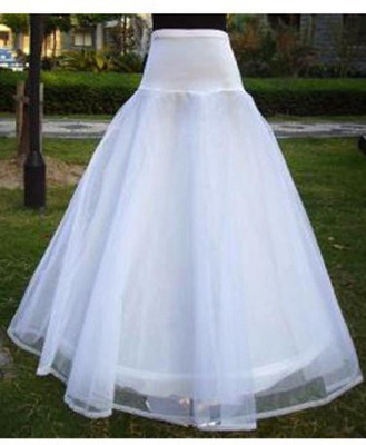 Kitty-Fashion Solid Women A-line White Skirt