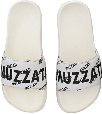 Muzzati Men Slides(White , 6)
