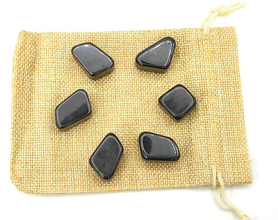 Plus Value HT-SV-14 Polished Asymmetrical Crystal Stone(Black 200 g)