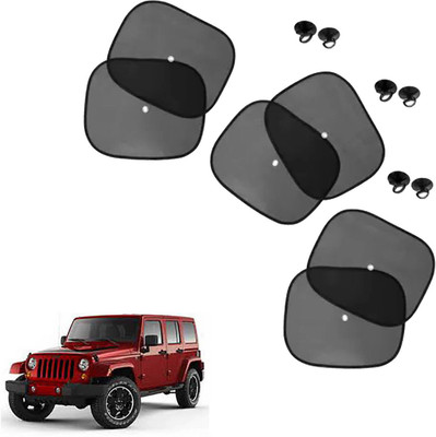 DvineAutoFashionZ Side Window Sun Shade For Mahindra Marshal(Black)