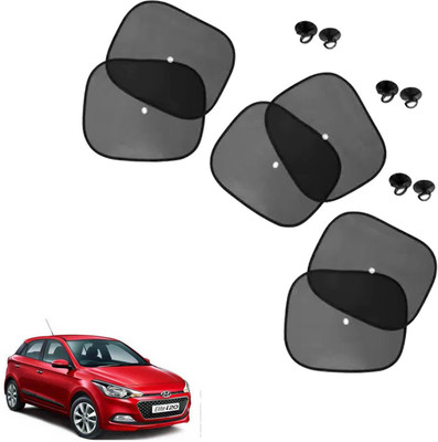 DvineAutoFashionZ Side Window Sun Shade For Hyundai Elite i20(Black)