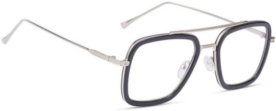 HIPE Rectangular Sunglasses(For Men & Women, Clear)