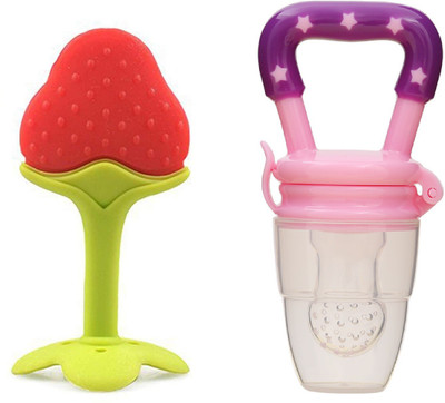 MIGHTY MOTHER FRUIT FEEDER AND TEETHER Teether and Feeder(Multicolor)