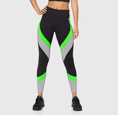 Neu Look Color Block Women Black Tights